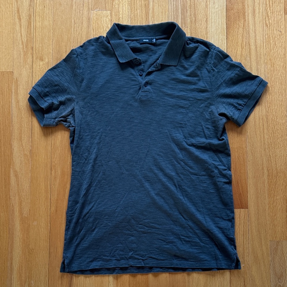 Vince Slub Grey Polo